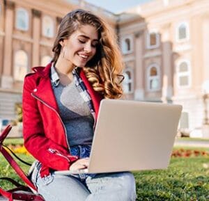 Girl Preparing Exams